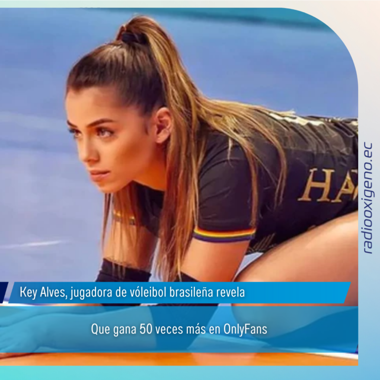Key Alves, jugadora de vóleibol brasileña gana más en OnlyFans Radio