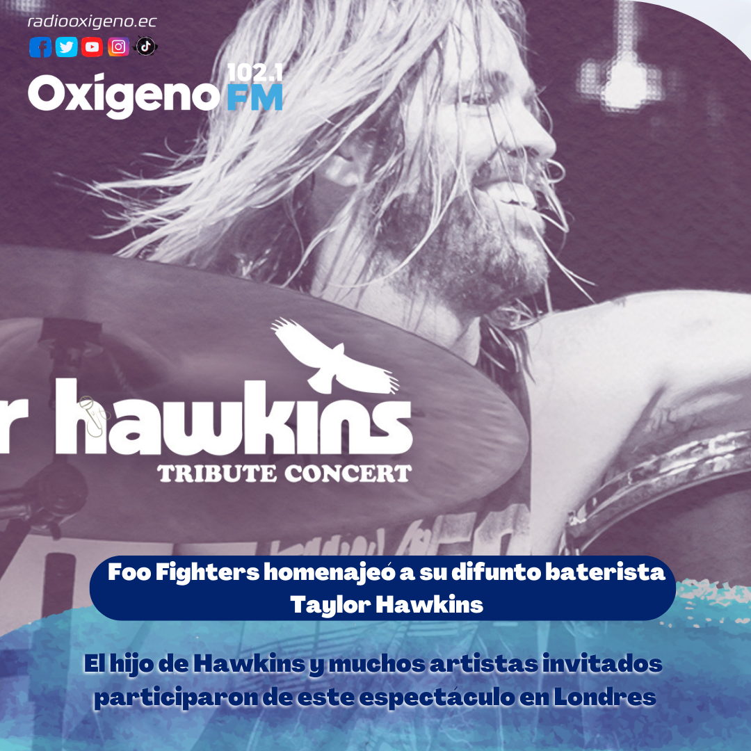 Foo Fighters homenajeó a su difunto baterista Taylor Hawkins